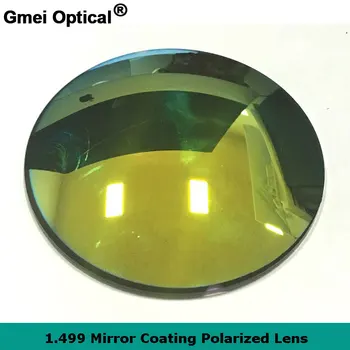 Høj Kvalitet 1.499 CR-39 Indeks Harpiks Spejl Farverige Belægning Polariseret Nærsynethed Solbriller Recept Optiske Linser