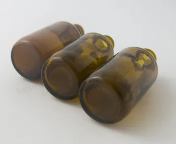 Høj Kvalitet!100 x 60ml Tom Amber Glas Neglelak Flaske Med Sort Børste fælles Landbrugspolitik,2 oz Brune Glas Container