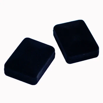 Høj Kvalitet 12pcs Sort Farve Kvadratisk form Velvet Smykker box widget box-necklace box Black Velvet Halskæde Display Box