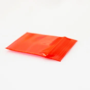Høj Kvalitet 300pcs/masse 4x6cm Lynlås til Zip-Zip-Lock Pose Rød Reclosable plastpose Poly Poser Mini Charms Smykker Emballage Pose