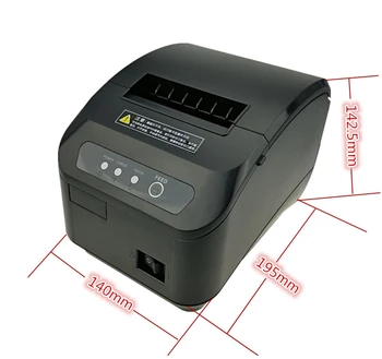 Høj kvalitet 80mm POS termisk modtagelsen printeren automatisk skæremaskine udskrivning hastighed Hurtig USB+Seriel - /Ethernet-port kan vælge