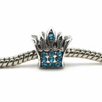 Høj Kvalitet 925 Silver Queen Crown Charme Perler Passer Oprindelige Pandora Armbånd, Vedhæng Til Kvinder Luksus DIY Smykker