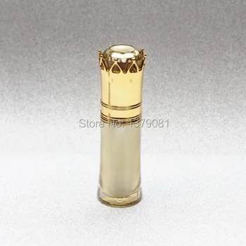 Høj Kvalitet Akryl Lotion 30ml Pumpe flaske,Gold Shampoo flasker 30cc Krone Form Tom Kosmetiske Pakning af Container