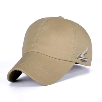 Høj kvalitet Baseball cap til mænd Bomuld, metal lable hat til kvinder snapback army grøn sort hat