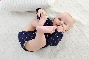 Høj Kvalitet Bomuld Mode Bodyer langærmet Baby Dreng Pige Jumpsuits Spædbarn Tøj, Pakke af 5