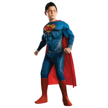 Høj Kvalitet Børn Superman Cosplay Tøj Halloween Kostume Til Børn