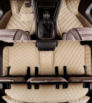 Høj kvalitet! Custom særlige gulvmåtter til Mercedes Benz GL-Klasse X166 7seats 2016-2013 vandtæt tæpper tæpper,Gratis fragt