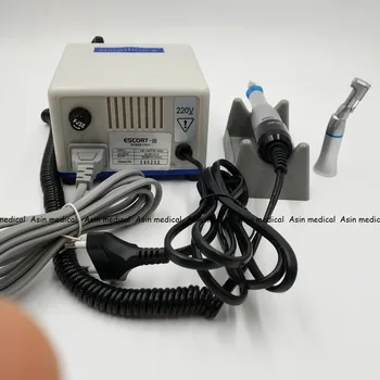 Høj Kvalitet dental Lab micromotor polske håndstykke med contra vinkel lige håndstykket SEAYANG MARATHON 3 Elektrisk Motor