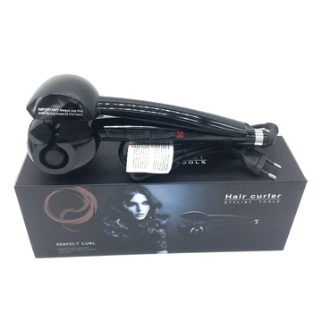 Høj Kvalitet Hair Curler Sæt Professionelt Automatisk Hair Curling Krøllejern Roller Bølge Maskine Styler Værktøj EU/US/ Stik