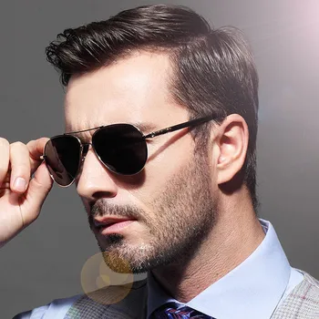 Høj kvalitet, Mode Kørsel Solbriller Mænd er HD Polariserede solbriller Til mænd Polaroid linser, Briller uv400 Gafas De Sol