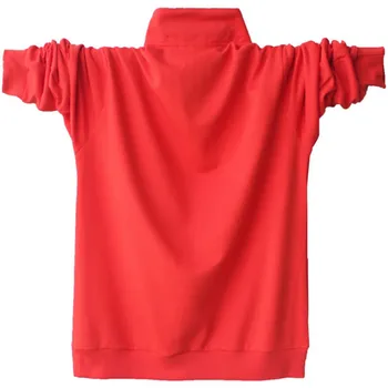 Høj Kvalitet Mænd langærmede Bomuld Polo Shirt Efteråret Herre Tøj Plus Size Casual Solid Polo Shirts 4XL 5XL A1526