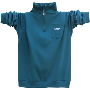Høj Kvalitet Mænd langærmede Bomuld Polo Shirt Efteråret Herre Tøj Plus Size Casual Solid Polo Shirts 4XL 5XL A1526