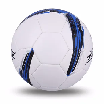 Høj Kvalitet Officielle Størrelse 4 Standard PU Fodbold Træning Fodbold Bolde Indendørs&Udendørs Med Gave Net Nål Rød Blå