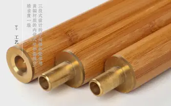 Høj kvalitet Palisander/bambus Tai Chi pinde uden hætte 1,2 M 3 segmenter Kina Health Qigong Forening Taiji yang zhang sheng