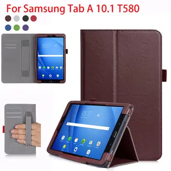 Høj Kvalitet PU Læder taske Til Samsung Galaxy Tab En A6 10.1 2016 T580 SM-T585 T580N Tilfælde Dække Tablet Hånd Holder Shell Funda