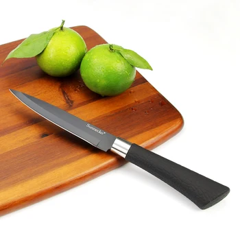 Høj Kvalitet SUNNECKO køkkenkniv Sæt 5pcs/masse Rustfrit Stål Kok Nytte Madlavning Knive Non-stick Kniv for Mad Cutter