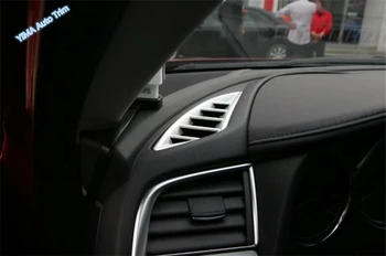 Høj Kvalitet Til Mazda 6 Atenza Sedan & Stationcar 2016 2017 ABS Dashboard Aircondition Stikkontakten, Vent Cover Sticker Trim 2 Stk