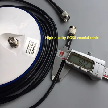 Høj kvalitet TNC connectorsTNC 5meters, Anvendes til RTK GNSS-antenne, CORS GPS-antenne, stik kabel RG58, ren kobber kabel