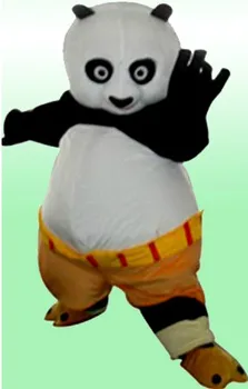 Høj kvalitet voksen Kungfu Panda Maskot Kostume Kung Fu Panda Maskot Kostume Kungfu Panda Fancy Kjole Gratis Fragt