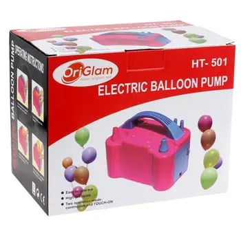Høj Spænding Double Hole AC Oppustelige Elektrisk Pumpe Ballon Luft Ballon Pumpe Pumpe Pumpe Bærbar Blæser 110V eller 220V