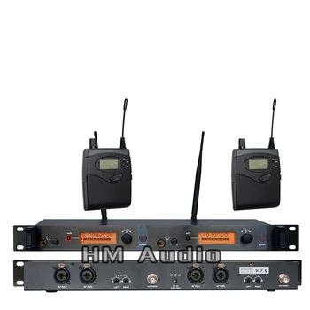 I Ear Monitor Trådløse System SR2050 Dobbelt transmitter Overvågning for Professionel sceneoptræden