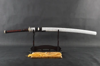 Iaido Uddannelse Japansk Samurai-Katana Sværd Damaskus Foldet Stål Skarpe Espadas Full Tang Kamp Klar Dragon Tsuba Kanata