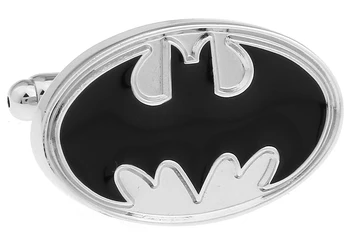 IGame Mænd Gave Batman Cuff Links Engros&detail Sort Farve Kobber Materiale Nyhed Super Heroes Design