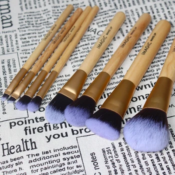 IMAGIC Make Up Pensler 8 stk Børste Sæt Kit Professionel Karakter Børster Skønhed Essentials Makeup Pensler Med Taske