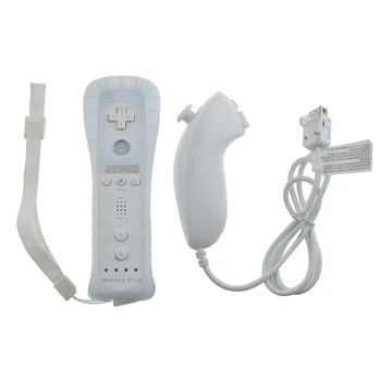 Indbygget Motion Plus Trådløse Fjernbetjening, Gamepad Controller Til Nintend Wii Nunchuck Til Nintend Wii Remote Controle Joysticket Joypad