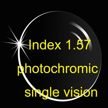 Indeks 1.57 Asfæriske Fotokromisk enkelt syn linse AR belægninger / linse Recept / Overgang linse/Brun Grå