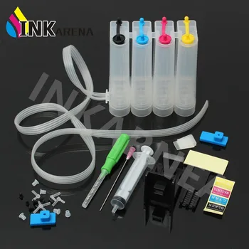 INKARENA Continuous Ink Supply System Erstatning For HP122 122XL Patron Deskjet 1000 1050 1050A 1510 2050 2050A 3050 3050A