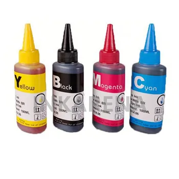 INKARENA Flaske Universal 4 farvestofbaserede 100 ML Premium-Dye Blæk Genopfyldt blæk Erstatning for HP 920 655 178 364 Printer blæk Refill