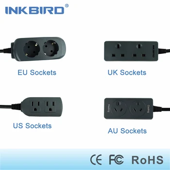 Inkbird Combo Sæt Pre-wired Digital Dural Fase Luftfugtighed Controller IHC200 og Varme Køling temperaturstyring ITC-308
