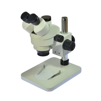 Inspektion 7X Zoom-45X Trinokulartubus Stereo-Mikroskop Trinokulartubus Visuelle + 56 LED-Lys + WF10X20 Okular + C Adapter til LAB PCB