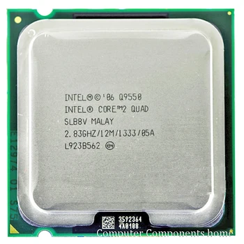 INTEL Q9550 INTEL core 2 quad CPU Q9550 Processor (2.83 Ghz/ 12M /1333GHz) Socket 775 Desktop CPU-gratis fragt