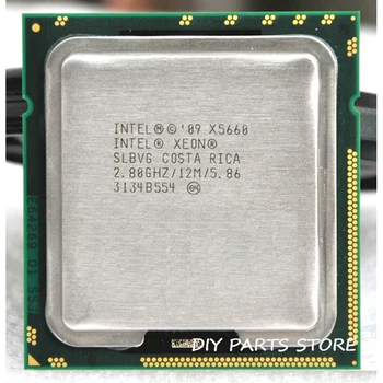 INTEL XONE X5660 Seks centrale 2.8 MHZ Niveau 2 12M 6 core ARBEJDE FOR lga 1366 montherboard