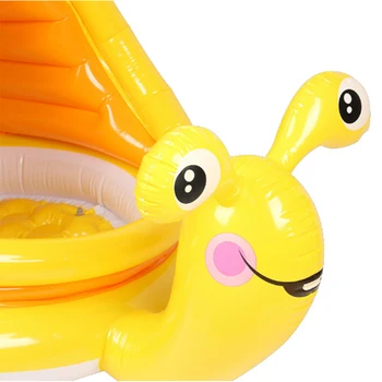 INTEX Oppustelig Snegle Vand-Pool for spædbørn Baby Swimmingpool Badekar Spille Bold Swimmingpool med Parasol Dække Gave til Baby B31013