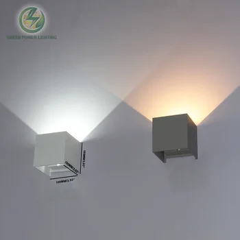 IP65 cube justerbar overflade monteret udendørs led-belysning,led udendørs væglampe, op, ned, led-væglampe