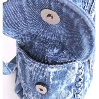 IPinee Brand Kvinder Taske 2017 Mode, Denim Håndtasker Kvindelige Jeans Skulder Tasker Væver Design Kvinder Tote Taske