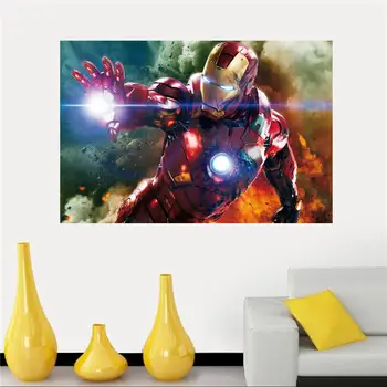 Iron Man Plakat Gratis fragt Nye Stof, Silke Plakater klud Og print Custom print dit billede til Indretning SQ0504-ZHH