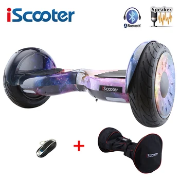 IScooter 10 tommer hoverboard med Bluetooth-højttalere to hjul smart selvstændig balancering scooter elektrisk skateboard giroskuter Ny