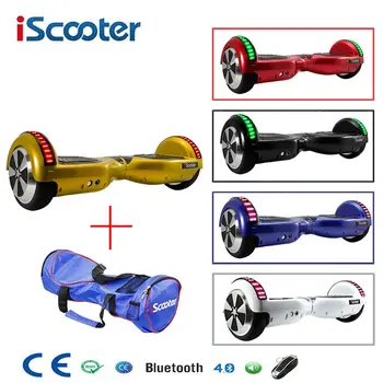 IScooter Bluetooth Hoverboard Selvstændig Balancering 6,5 tommer Elektrisk Skateboard Hover Board gyroskop El-Scooter stående Scooter