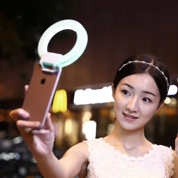 ISF Charme Øjne Smartphone LED-Ring Selfie Lys Nat-Mørke Selfie Styrke Fotografering til iPhone 5 6 7 Plus Samsung Mobil