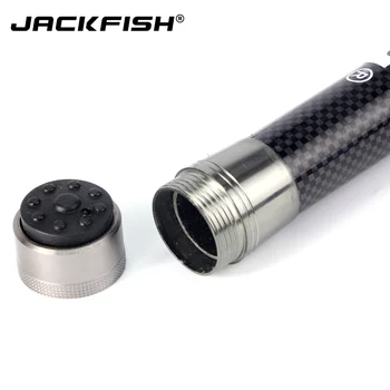 JACKFISH 99% kulfiber Teleskop fiskestang til 1,8-3,6 m Short-Sea-Stænger Teleskop fiskestang Spinning fiskestang