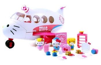 Jada Hello Kitty skolebus Legesæt Jet Fly, der Spiller Redde Pigernes legetøj Gaver til børn på 15 PC ' er i det 6 tal 4+ Alder