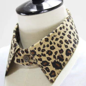 Jaderic engros mode Leopard Falsk krave/slips/uafgjort/ halskæde smykker Skjorte Krave Falske Krave