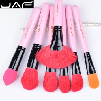 JAF 32 STK. Pink Makeup Børste Sæt Rød Naturlige Goat Hair Makeup Pensler i Gave-Box Emballage Hendes Bedste Fødselsdagsgave J32GR-P