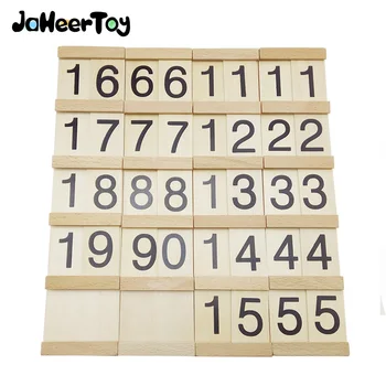 JaheerToy Aritmetiske Digital Kognition Matematik Legetøj til Børn Montessori Pædagogisk Legetøj Træ Bord Figur