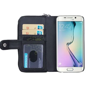 JAMULAR Læder Håndtaske Tegnebog, Mobiltelefon etui Til Samsung Galaxy S8 Plus S7 S6 Kant Bemærk 4 5 etuier til Samsung A5 A3 A7 2017 Dække