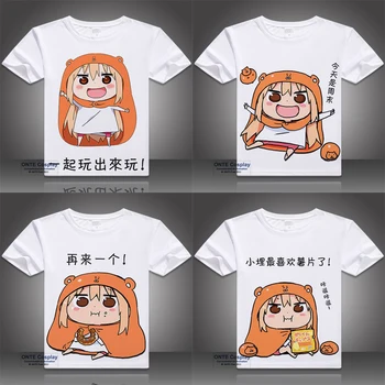 Japan Animationsfilm Himouto! Umaru-chan Trykt O-Hals kortærmet T-shirts Doma Umaru Casual Tops Tees